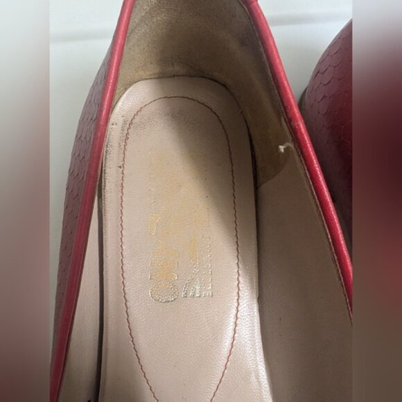 Salvatore Ferragamo Light Red/Pink Flats US 9 - Picture 8 of 16